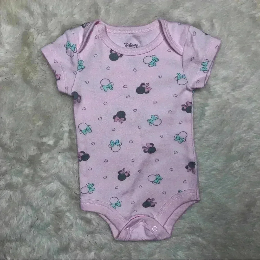 Disney Baby  Onesie Pink Minnie Mouse Size Newborn